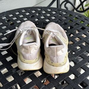 Adidas Cream and White Running Shoes